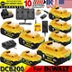 1-4PCS For DeWalt 20V Max 8.0AH Lithium Ion Battery丨Charger DCB205 DCB204 DCB200