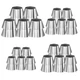 Exircy 20 Pcs Round Axe Handle Wedge Safety Wedges Hammer Silver 