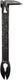 Boss Hammer 9&rdquo; Boss Paw - Construction-Grade Steel Cats Paw Nail Puller with 4