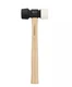 (4 pack) Husky 24 oz. Hickory 2-Sided Soft Face Mallet 
