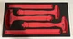 SNAP ON TOOLS RED FOAM TRAY FOR HBBD16 HBBD24 HBBD32 3 PIECE BALL PEEN HAMMER