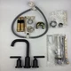 Moen TV6142BL Gibson 2-Handle High-Arc Widespread Bathroom Faucet Matte Black