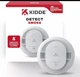 Kidde Smoke Detector Pack Of 2  AA Battery Powered, 20SDR
