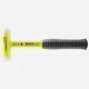 Halder Supercraft HI-VIZ Dead Blow, Non-Rebounding Hammer with Nylon Face Insert