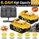 1-4X 20V For DeWalt 20Volt 6.0AH Li-Ion Battery + Charger DCB200-2 DCB208 DCB200