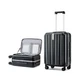 Hanke 24 Inch Checked Luggage PC Hard Shell Suitcases for Travel Front Openin...