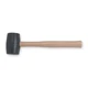 Westward 5Mx42 Mallet, Rubber, 22 Oz, Wood