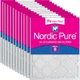 Filter 20x25x1 MERV 8 AC Furnace Nordic Pure 12 Pack Air Actual Size Mini Pleat