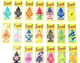 X24 Little Trees Hanging Car & Home Air Fresheners &ndash; 24 Count , 10 Scents