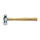 Westward 2Dbr9 24 Oz. Ball Peen Hammer, 15-1/2" Hickory Handle