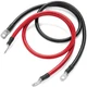 Battery Cable 10 Foot 2 AWG Wire Set 5/16 M8 Spartan Power USA Gauge