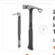Husky 2-Piece Steel Rip Hammer & 10 in Nail Puller Kit, 20 oz, Black