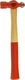 Stanley J1312PD Ball Pein Hammer &ndash; 12 oz, Steel Head with Durable Hickory Handle