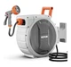 VEVOR Retractable 65 ft x 1/2 inch 180&deg; Swivel Wall-Mounted Garden Water Hose