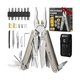 BIBURY Titanium Alloy Multitool with Damascus Knife, EDC Multi tools with Rep...