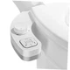 PIKETS Bidet Attachment for Toilet, Dual Nozzle (Frontal and Rear Wash) White