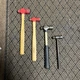 4 Vintage SK and Channel lock ball peen hammers 12 16 & 24oz
