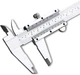 Spurtar Vernier Caliper Measuring Tool 6" Stainless Steel, 0-6Inch/0-150Mm Manua