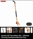 Gutster 60in Demolition Pry Bar for Flooring/Hardwood Removal, Orange/Black