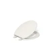 Toilet Seat Round Slow Close Grip Tight Bumpers Biscuit KOHLER 20111-96