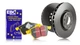 EBC Rear Discs & Yellowstuff Pads for VW Golf Mk5 1.4 Turbo 120 HP 2007 > 09