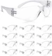 amoolo Clear Safety Glasses Bulk of 24, 24 Pack, / Adult's Size 