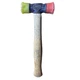 Estwing Soft Face Mallet Hammer 12oz Hickory Handle Yellow Red DFH12