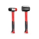 YIYITOOLS 2Pcs Hammer Set, 16oz Rubber Mallet & 40mm Double-Faced Soft Mallet...