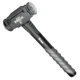 Titan Pro-X 63704 4lb Drilling Hammer, Dual-Face Sledge with Cross-Pattern Fa...
