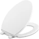 Kohler K-4774-0 Brevia White Elongated Toilet Seat Quick-Release Hinges