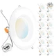 Sunco 12 Pack Retrofit LED Recessed Lighting 6 Inch, 2700K Soft White, Dimmable