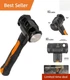 Klein Tools H80693 Sledgehammer, 3-Pound Dual-Faced Hammer with Fiberglass Handl