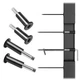 Muzata 20P Black Invisible Tensioner T316 Cable Railing Kit for 1/8" Cable CB40