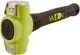 Wilton 20212 Sledge Hammer: 1.5" Face Dia Steel Head, Rubber Handle