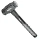 Titan Pro-X 63704 4lb Drilling Hammer, Dual-Face Sledge with Cross-Pattern Face