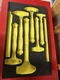 Snap-on HI-VIZ YELLOW Foam Hammer Tray HOLDS 6 hammers, FMH