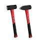 C&T 2pc Hammer Set 3lb Sledge Cross Peen Blacksmith Drilling Hammer