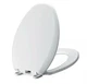Kohler K-4774-0 Brevia with Quick-Release Hinges Elongated Toilet Seat, White