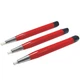 TAURISH Fiberglass Scratch Brush 4.5" x 0.4" x 0.3" with bristles, Red