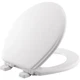 Bemis 500EC 390 Round Enameled Wood Toilet Seat in Cotton White 