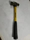 Ampco Safety Tools H-1Fg 12 Oz Nonmagnetic Brass Ball Peen Hammer 14" Fiberglass