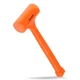 Neiko 02846A 1 LB Dead Blow Hammer, Neon Orange I 1 Pound, 