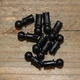 LEGO 66906 6628 Black Technic Pin w/Friction Ridges and Tow Ball w/Round Pin x10