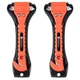 Husfunov Car Safety Hammer Set of 2, Auto Escape Tool, 2 Pack, orange 
