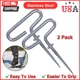 Stainless Steel Self Tapping Ice Anchors For Ice Shelters 2 Pack Traction Cleat