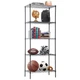 BestOffice | 5Tier Wire Storage Shelves | 14x24x60 | Black| HeavyDuty Metal S...