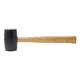 Stanley Rubber Mallet 18 oz. Lacquered Hickory Handle