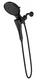 MOEN Verso 220C3EPBL 8-Spray Patterns with 1.75 GPM 7 in. Wall Mount Dual
