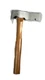 Zeluga 10-240 17 oz. Mag-Hatch Magnetic Faced Roofing Hatchet brown 