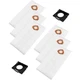 High-Efficiency Fleece Dust Bags - 6 Pack for Milwaukee 0960-20 M18/M12 Vacuums